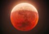 Lua cheia ficará vermelha em eclipse parcial de 96% nesta madrugada, visível nas Américas Lua cheia ficará vermelha em eclipse parcial de 96% nesta madrugada, visível nas Américas