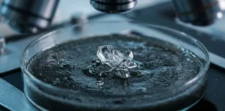 Imagens em 3D mostram como cristais podem nascer por uma rota diferente da teoria clássica Imagens em 3D mostram como cristais podem nascer por uma rota diferente da teoria clássica