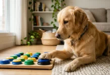 Um cachorro aperta botões para se comunicar e professor da Califórnia discute duas lições para criar inteligência artificial melhor Um cachorro aperta botões para se comunicar e professor da Califórnia discute duas lições para criar inteligência artificial melhor