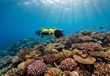 Um robô submarino autônomo encontra recifes saudáveis escondidos e abre duas novas possibilidades para mapear e conservar corais Um robô submarino autônomo encontra recifes saudáveis escondidos e abre duas novas possibilidades para mapear e conservar corais