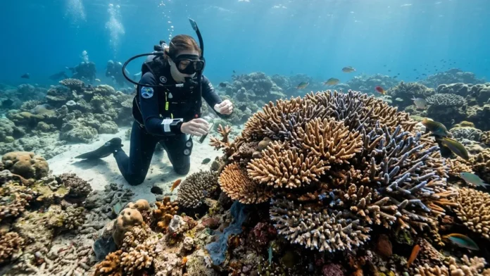 Micróbios da água do mar detectam corais doentes antes dos sinais visíveis, enquanto recifes sustentam mais de 25% da vida marinha e 1 bilhão de pessoas Micróbios da água do mar detectam corais doentes antes dos sinais visíveis, enquanto recifes sustentam mais de 25% da vida marinha e 1 bilhão de pessoas