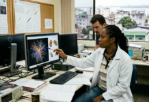 Colisões de oxigênio e neônio no CERN recriam matéria do início do Universo e revelam núcleos em forma de pino Colisões de oxigênio e neônio no CERN recriam matéria do início do Universo e revelam núcleos em forma de pino