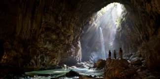 Parque de Goiás esconde caverna com 16,4 quilômetros e 12 cachoeiras sob a terra, mas travessia exige guia e preparo