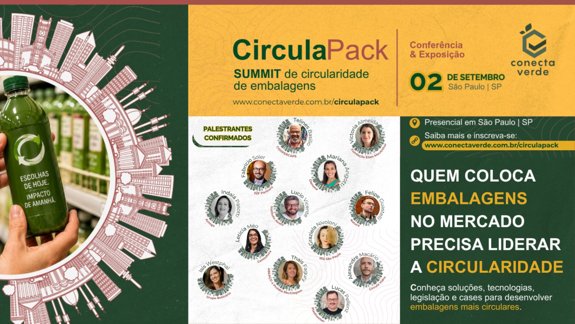 Em 2 de setembro, Summit reúne especialistas e marcas em São Paulo para transformar embalagens em soluções circulares