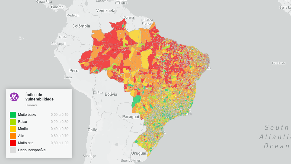 Mais de 80% dos municípios brasileiros enfrentam risco climático e capitais amazônicas estão entre as mais expostas 1 Mais de 80% dos municípios brasileiros enfrentam risco climático e capitais amazônicas estão entre as mais expostas