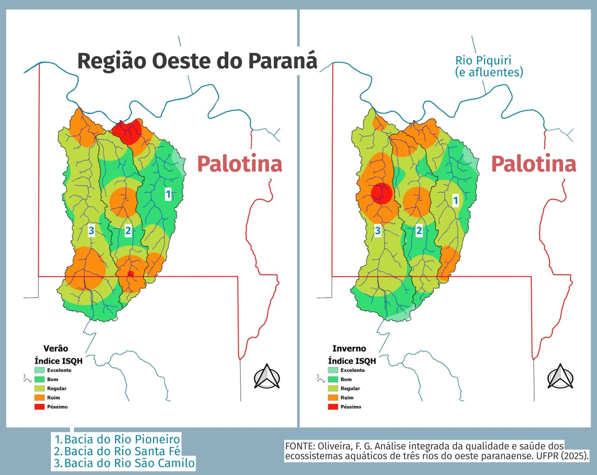 Peixes com lesões e danos genéticos expõem degradação em três rios do Oeste do Paraná e ameaçam usos da água