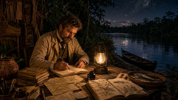 homem-desenhando-na-amazonia