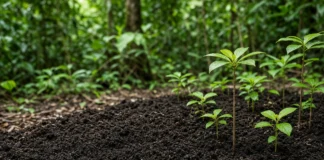 Terra preta criada por povos indígenas aumenta em até 88% o crescimento de árvores nativas e cientistas tentam reproduzir seus efeitos para restaurar a Amazônia
