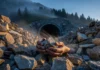 Vinte e oito milhões de toneladas de rocha saíram debaixo dos Alpes para abrir o maior túnel ferroviário do mundo; a montanha virou concreto dos próprios tubos e ilhas ecológicas num lago suíço