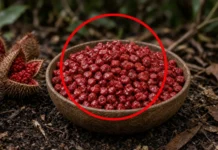 Urucu rende tinta vermelha usada por povos indígenas há séculos e vira corante mundial sem que o Brasil conte a origem da cor na pele e no prato