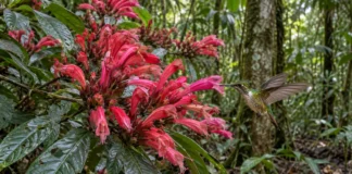 Planta de flores grandes encontrada entre Alta Floresta e o sul do Pará parece ter sido moldada para receber beija-flores
