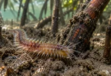 Um verme recolhido entre raízes de mangue na costa amazônica passou pelo microscópio e revelou uma espécie nova num ambiente que muda a cada maré