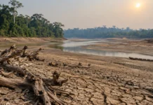 Estação seca avança de quatro para seis meses em partes da Amazônia e déficit de água passa de 150 milímetros no período