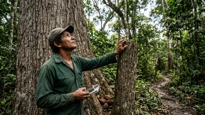 IA localiza milhares de castanheiras em Lábrea no Amazonas, reduz trilhas e revela árvores antes invisíveis