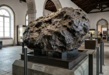 Bendegó fica décadas no sertão, enfrenta uma tentativa fracassada no século 19, chega ao Museu Nacional e sobrevive ao incêndio Bendegó fica décadas no sertão, enfrenta uma tentativa fracassada no século 19, chega ao Museu Nacional e sobrevive ao incêndio