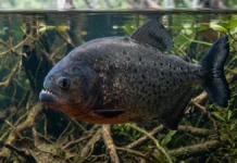 Piranha-preta concentra 320 newtons em um corpo de 1 quilo, troca dentes em blocos e usa o cardume para se defender Piranha-preta concentra 320 newtons em um corpo de 1 quilo, troca dentes em blocos e usa o cardume para se defender
