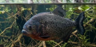 Piranha-preta concentra 320 newtons em um corpo de 1 quilo, troca dentes em blocos e usa o cardume para se defender Piranha-preta concentra 320 newtons em um corpo de 1 quilo, troca dentes em blocos e usa o cardume para se defender