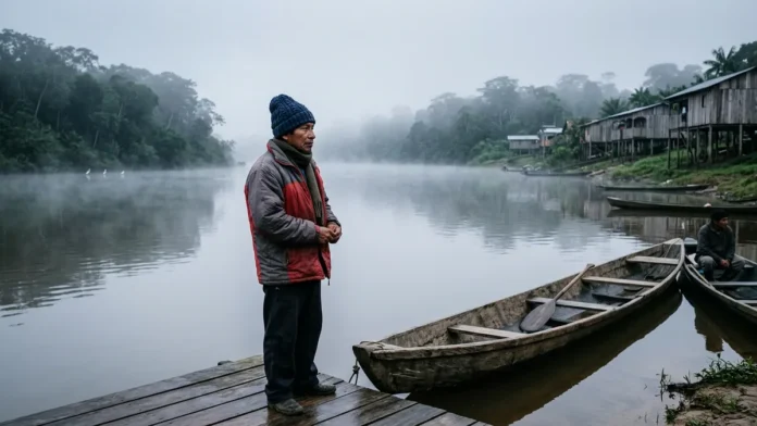 Massa polar avança pelo continente, derruba a temperatura em poucas horas e muda 2 rotinas ribeirinhas em 1 fenômeno chamado friagem Massa polar avança pelo continente, derruba a temperatura em poucas horas e muda 2 rotinas ribeirinhas em 1 fenômeno chamado friagem