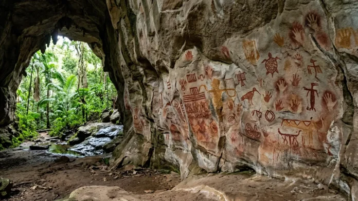 Duas décadas após os estudos de 1996, revisão das pinturas da Caverna da Pedra Pintada indica que o conjunto não tem idade única