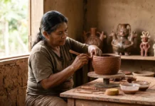 Cerâmica tapajônica deixa de ser só peça de museu, ganha dois usos em Santarém e aproxima patrimônio arqueológico da economia local Cerâmica tapajônica deixa de ser só peça de museu, ganha dois usos em Santarém e aproxima patrimônio arqueológico da economia local