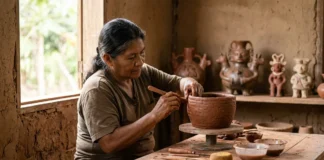 Cerâmica tapajônica deixa de ser só peça de museu, ganha dois usos em Santarém e aproxima patrimônio arqueológico da economia local Cerâmica tapajônica deixa de ser só peça de museu, ganha dois usos em Santarém e aproxima patrimônio arqueológico da economia local