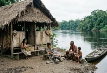 Indígenas, mestiços e pobres vivem em cabanas no Grão-Pará e transformam um apelido em nome da revolta entre 1835 e 1840 Indígenas, mestiços e pobres vivem em cabanas no Grão-Pará e transformam um apelido em nome da revolta entre 1835 e 1840