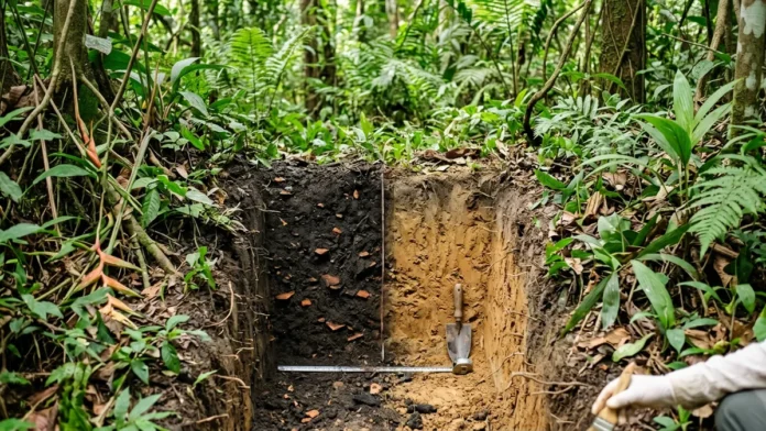 Terra preta concentra quatro elementos no solo amazônico e mantém fertilidade que o terreno vizinho não alcança nem com adubo em dois ambientes