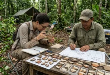 Arqueólogos discutem há décadas a existência de um cacicado no baixo Tapajós, enquanto duas leituras da evidência mantêm o debate aberto Arqueólogos discutem há décadas a existência de um cacicado no baixo Tapajós, enquanto duas leituras da evidência mantêm o debate aberto