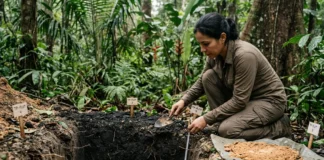 Projeto no Amazonas tenta reproduzir em anos a terra preta que levou séculos de convivência humana para se formar em solos pobres Projeto no Amazonas tenta reproduzir em anos a terra preta que levou séculos de convivência humana para se formar em solos pobres