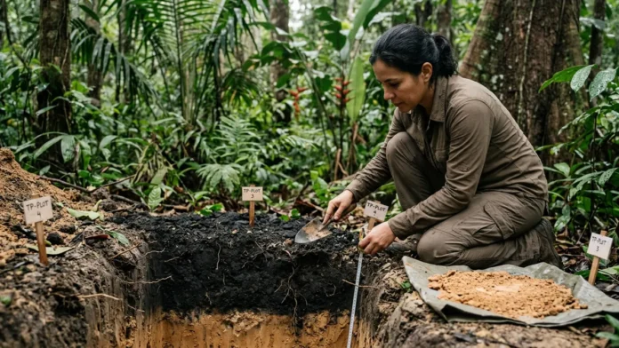 Projeto no Amazonas tenta reproduzir em anos a terra preta que levou séculos de convivência humana para se formar em solos pobres Projeto no Amazonas tenta reproduzir em anos a terra preta que levou séculos de convivência humana para se formar em solos pobres