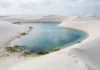 Nos Lençóis Maranhenses, chuvas de seis meses enchem lagoas entre dunas, enquanto peixes reaparecem a cada novo ciclo Nos Lençóis Maranhenses, chuvas de 6 meses enchem lagoas entre dunas, enquanto peixes reaparecem a cada 1 novo ciclo
