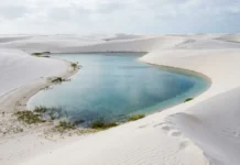 Nos Lençóis Maranhenses, chuvas de seis meses enchem lagoas entre dunas, enquanto peixes reaparecem a cada novo ciclo Nos Lençóis Maranhenses, chuvas de 6 meses enchem lagoas entre dunas, enquanto peixes reaparecem a cada 1 novo ciclo