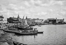 Fotografias do IBGE registram dois marcos de Belém na mesma imagem e mostram como a orla mudou ao longo do século XX Fotografias do IBGE registram 2 marcos de Belém na mesma imagem e mostram como a orla mudou ao longo do século XX