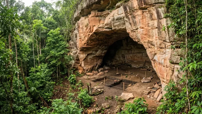 Escavações dos anos 1990 na Caverna da Pedra Pintada indicam ocupação humana na Amazônia há 11 mil anos e reabrem debate sobre a floresta