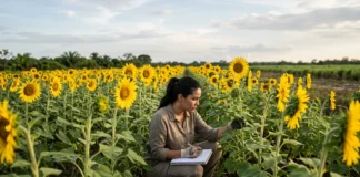 Em 342 linhagens, girassol revela gene que aciona tolerância ao sal e pode ampliar o cultivo em áreas difíceis Em 342 linhagens, girassol revela gene que aciona tolerância ao sal e pode ampliar o cultivo em áreas difíceis