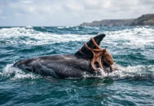 Polvo pega carona nas costas de golfinho e coincide com maior explosão da espécie em 75 anos Polvo pega carona nas costas de golfinho e coincide com maior explosão da espécie em 75 anos