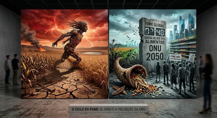 El Niño ameaça a próxima safra enquanto ONU projeta queda de até 14% nos alimentos até 2050 El Niño ameaça a próxima safra enquanto ONU projeta queda de até 14% nos alimentos até 2050