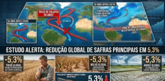 Correntes do Atlântico em risco podem reduzir trigo, milho e arroz em 5,3% após 50 anos, aponta estudo Correntes do Atlântico em risco podem reduzir trigo, milho e arroz em 5,3% após 50 anos, aponta estudo