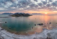 Lago dos EUA ficou 10 vezes maior em dois períodos e voltou a ser salgado quando o clima secou Lago dos EUA ficou 10 vezes maior em dois períodos e voltou a ser salgado quando o clima secou