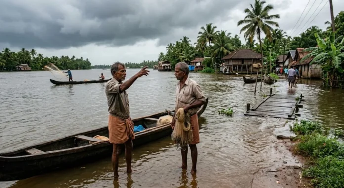 Em Kerala, moradores leem o clima pela pesca e pelas enchentes, mas só 16,25% veem poder de agir Em Kerala, moradores leem o clima pela pesca e pelas enchentes, mas só 16,25% veem poder de agir