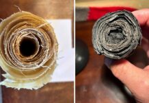 Tinta com chumbo pode revelar textos de 2 mil anos escondidos em rolos queimados pelo Vesúvio Tinta com chumbo pode revelar textos de 2 mil anos escondidos em rolos queimados pelo Vesúvio