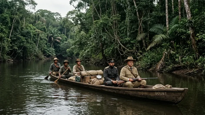 Ex-presidente americano Theodore Roosevelt desceu rio desconhecido da Amazônia com Rondon em 1914, perdeu três homens e quase não retornou Ex-presidente americano Theodore Roosevelt desceu rio desconhecido da Amazônia com Rondon em 1914, perdeu três homens e quase não retornou