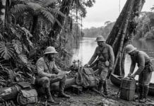 Explorador britânico entra no Xingu com o filho e um amigo atrás da cidade Z, desaparece em 1925 e deixa ossos e objetos sem identificação genética Explorador britânico entra no Xingu com o filho e um amigo atrás da cidade Z, desaparece em 1925 e deixa ossos e objetos sem identificação genética
