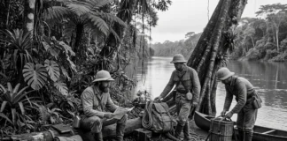 Explorador britânico entra no Xingu com o filho e um amigo atrás da cidade Z, desaparece em 1925 e deixa ossos e objetos sem identificação genética Explorador britânico entra no Xingu com o filho e um amigo atrás da cidade Z, desaparece em 1925 e deixa ossos e objetos sem identificação genética