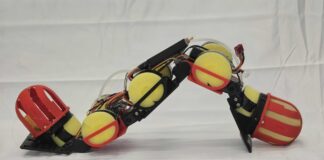Robô de 50 cm bombeia água no próprio corpo, sobe degraus de 15 cm e nada mais rápido em testes Robô de 50 cm bombeia água no próprio corpo, sobe degraus de 15 cm e nada mais rápido em testes