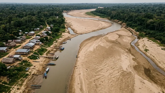 El Niño de 2024 expôs 38% das localidades habitadas da Amazônia à seca, enquanto novo episódio já está em curso