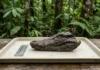 Fragmento de focinho encontrado na Amazônia brasileira vira espécie nova de jacaré que viveu há cerca de dez milhões de anos Fragmento de focinho encontrado na Amazônia brasileira vira espécie nova de jacaré que viveu há cerca de dez milhões de anos