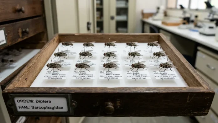 Revisão no Museu Goeldi separa seis espécies novas de moscas amazônicas que estavam guardadas sem nome na coleção
