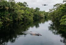 Drones passam a contar botos nas reservas Mamirauá e Amanã e mudam a forma de observar os animais sem aproximar embarcações Drones passam a contar botos nas reservas Mamirauá e Amanã e mudam a forma de observar os animais sem aproximar embarcações