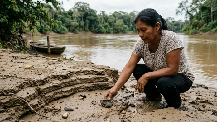 Morador ribeirinho acompanha a barranca todos os dias e se torna peça central na localização de fósseis da Amazônia